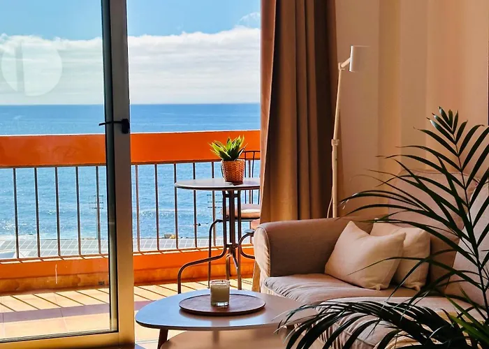 Coqueto Estudio Con Vista Al Mar Apartamento